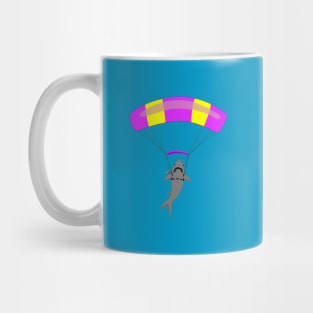 Jump The Shark -Pink/Yellow canopy Mug